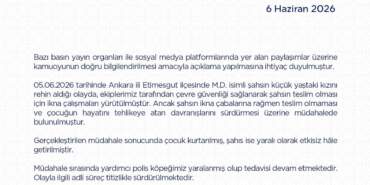 3 yaşındaki kızını rehin alan baba vurularak etkisiz hale getirildi