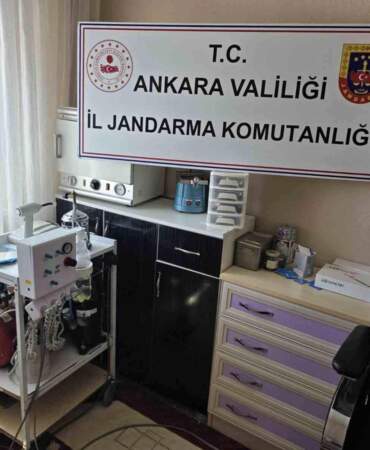 Ankara’da kaçak diş tedavisi operasyonu