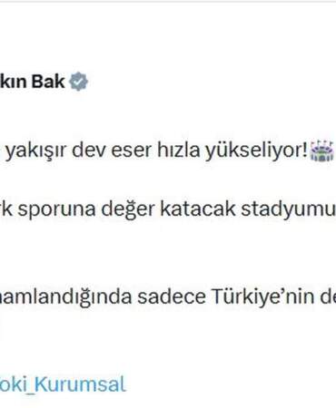 Ankara’nın yeni stadyumu son görüntüleriyle paylaşıldı
