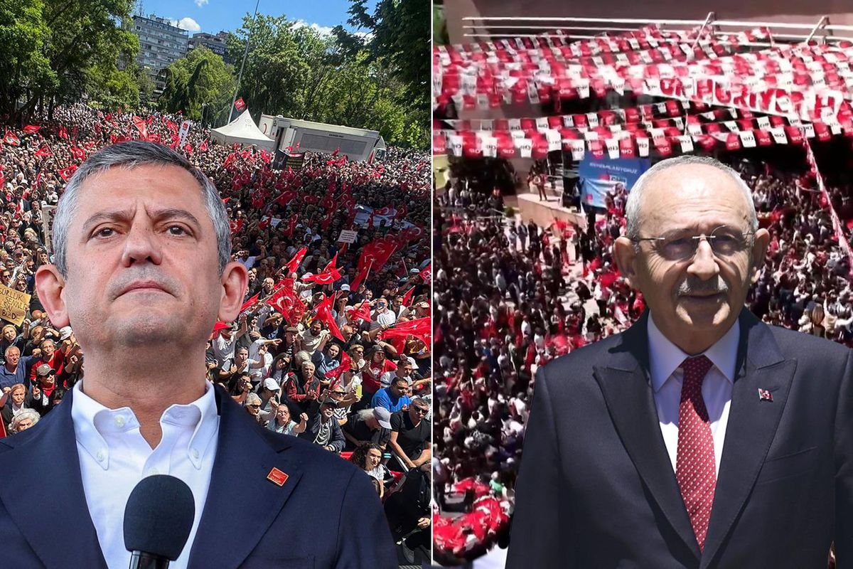 Ankara’da iki ayrı CHP mitingi! Katılım farkı dikkat çekti