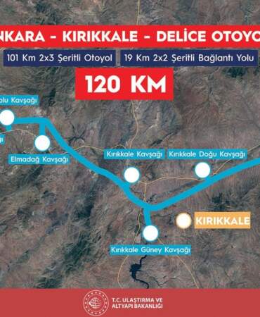 Ankara-Kırıkkale Otoyolu Projesi Hızla İlerliyor