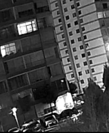 Balkondan çıplak düşen kadının son görüntüleri ortaya çıktı