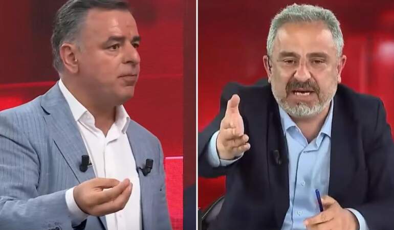 Sinan Burhan ile Barış Yarkadaş arasında canlı yayında Mansur Yavaş polemiği
