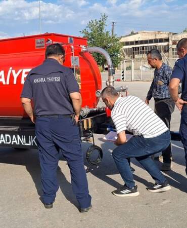 Beypazarı’na Yangınla Mücadele İçin Su Tankerleri