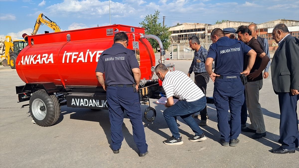 Beypazarı’na Yangınla Mücadele İçin Su Tankerleri