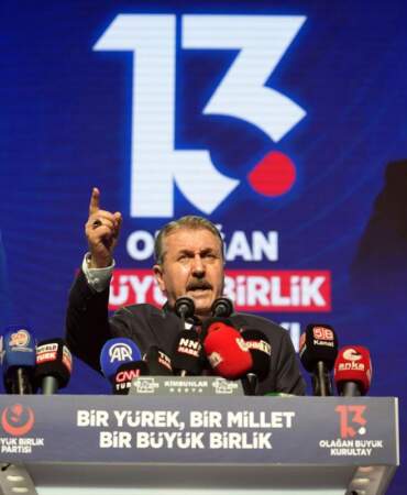 Büyük Birlik Partisi’nde Mustafa Destici yeniden genel başkan seçildi