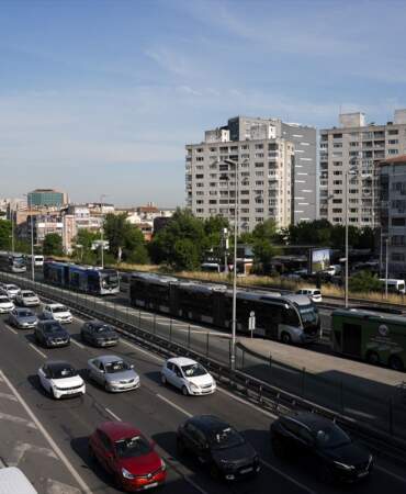 Bayram Sonrası İstanbul’da Trafik Yoğunluğu