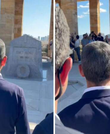 Özgür Özel’den, İsmet İnönü’nün kabri önünde olay sözler: Namussuzlardan çok daha cesur olacağız