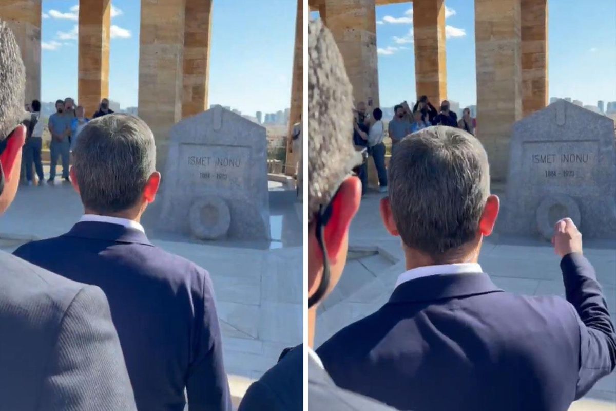 Özgür Özel’den, İsmet İnönü’nün kabri önünde olay sözler: Namussuzlardan çok daha cesur olacağız