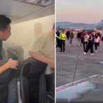 İzmir uçağında panik anları! Dumanı fark edince yolcuları apar topar tahliye ettiler