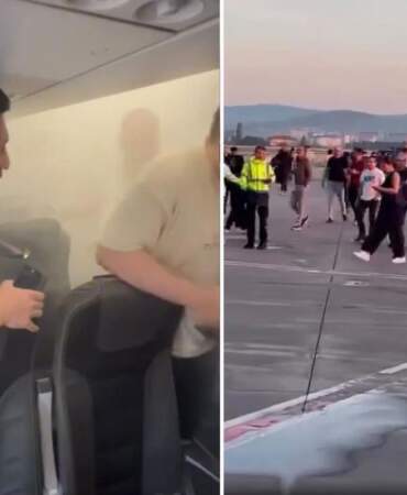 İzmir uçağında panik anları! Dumanı fark edince yolcuları apar topar tahliye ettiler