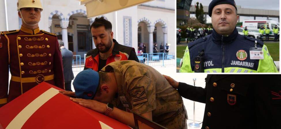 Görevi başında şehit düşen Yusuf Ergün, ebediyete uğurlandı
