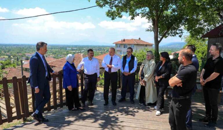 TBMM heyeti Düzce’de Konuralp Antik Kenti’ni inceledi