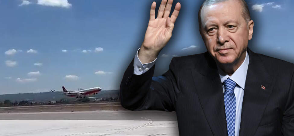 Yenilenen Ankara Havalimanı’na İlk İnişi Cumhurbaşkanı Erdoğan Yaptı