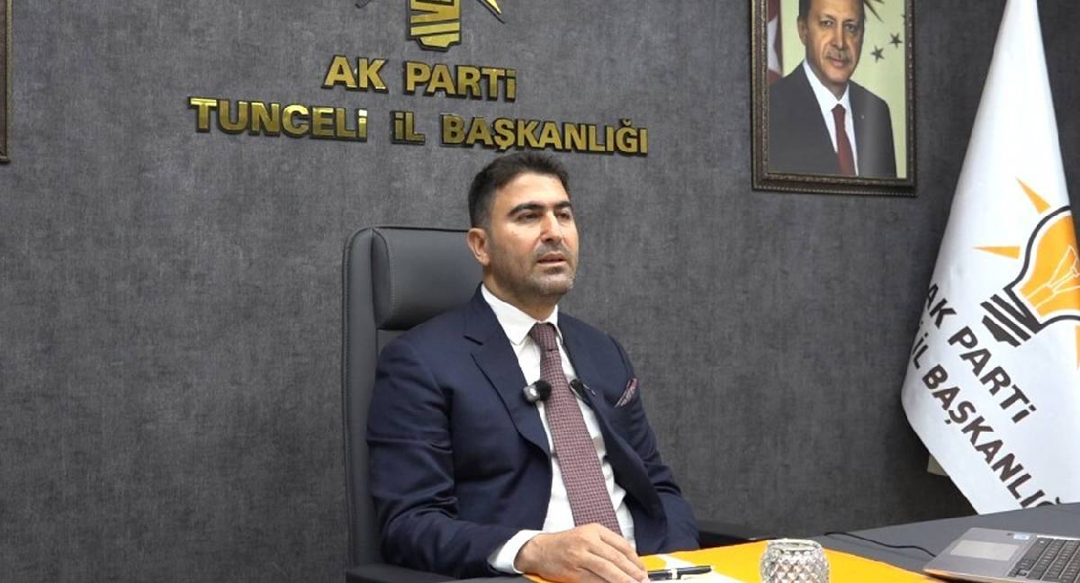 AK Parti Tunceli İl Başkanı Hakan Özer istifa etti