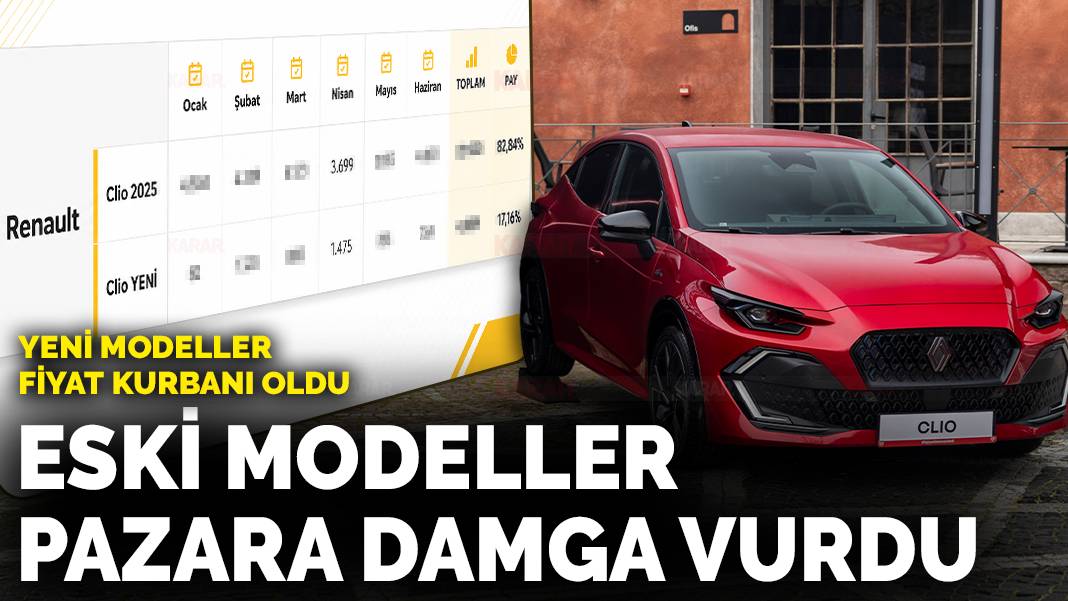 Otomotivde ezber bozan 2026 tablosu: Yeni modeller fiyat kurbanı oldu, zirve eski kasalara kaldı