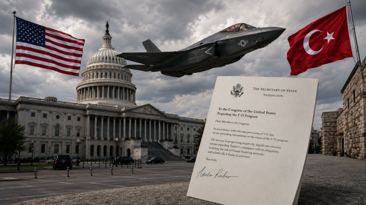 ABD’den Kongre’ye F-35 mektubu: Türkiye şartları karşılamadı, Hamas finansmanı “endişe kaynağı”