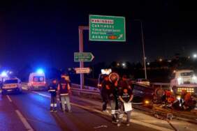 TEM Otoyolu’nda trafik kazası: 1 ölü, 2 yaralı
