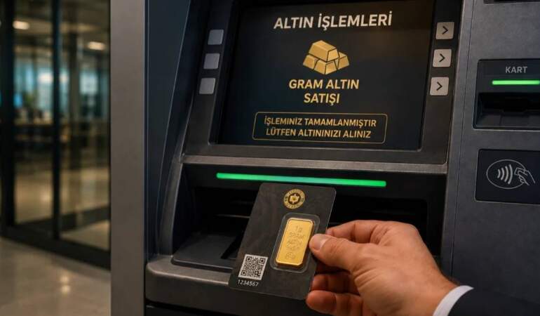 Bankalardan yeni dönem: ATM’den altın alınabilecek