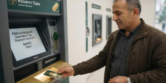 Kuyumcuya gitmeye gerek kalmadı: ATM’lerden 7/24 fiziki gram altın çekme dönemi başladı