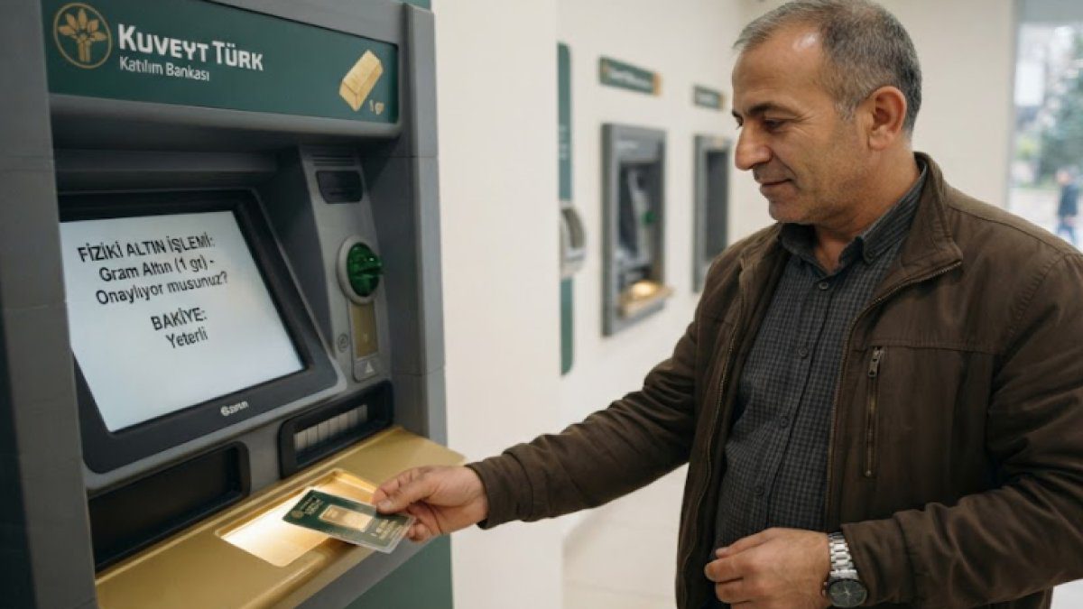 Kuyumcuya gitmeye gerek kalmadı: ATM’lerden 7/24 fiziki gram altın çekme dönemi başladı