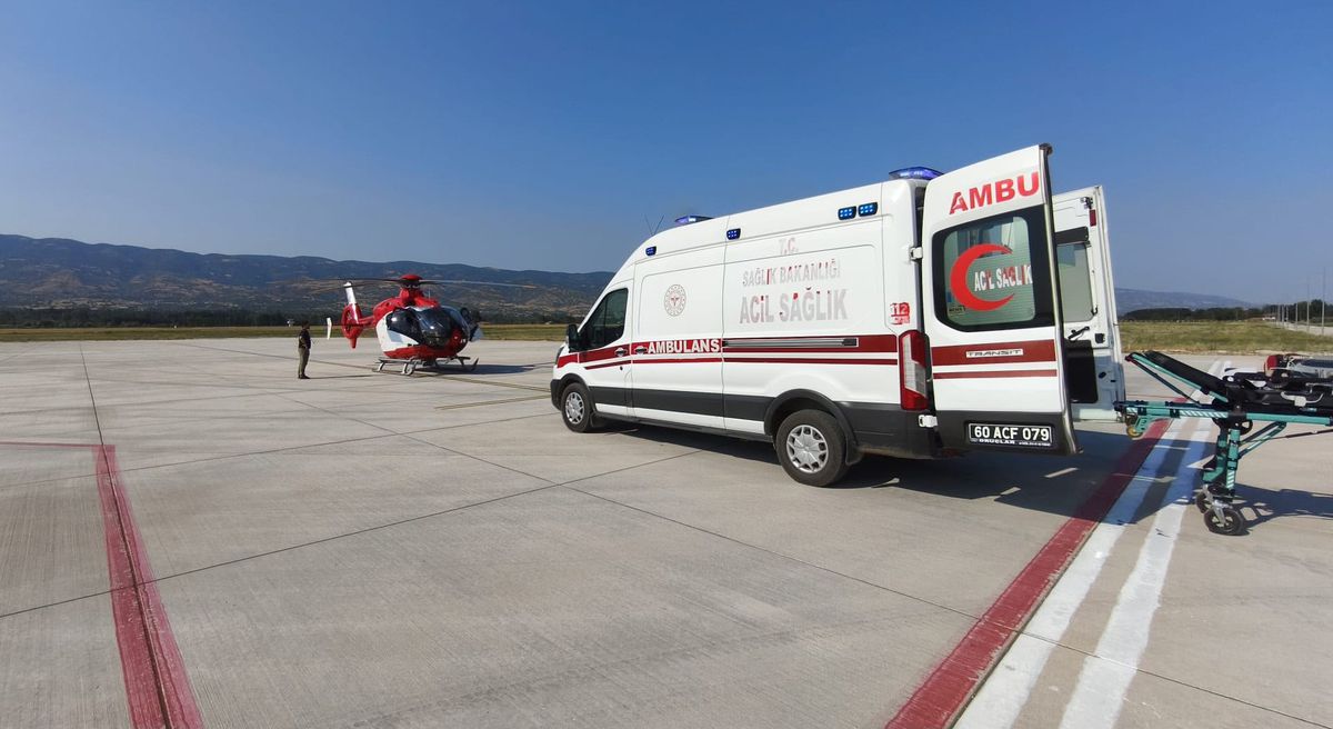 Kafa Travması Geçiren Kız Çocuğu Ankara’ya Sevk Edildi