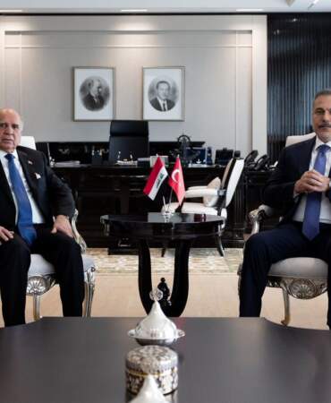 Hakan Fidan ve Fuad Hüseyin Ankara’da Görüştü