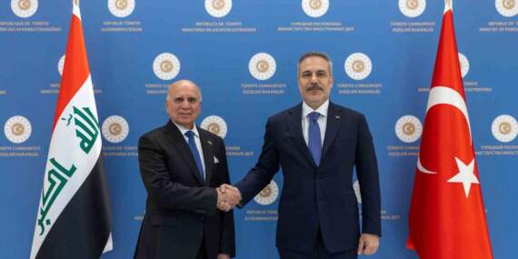 Hakan Fidan ve Fuad Hüseyin Ankara’da Buluştu