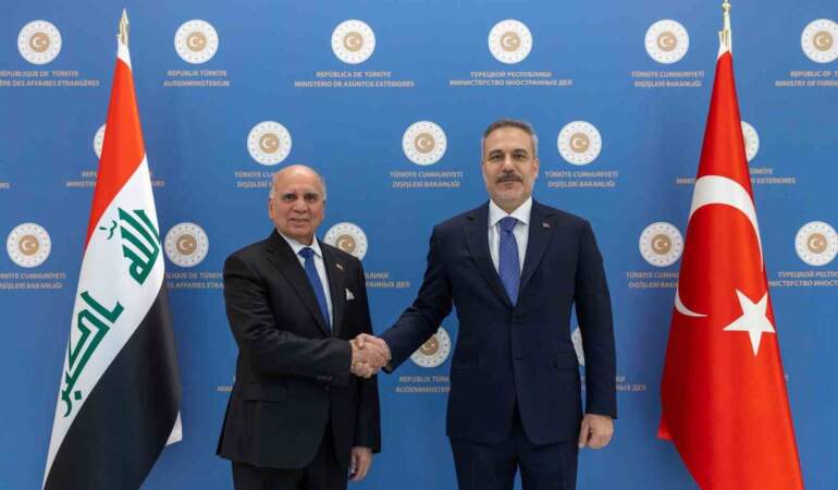 Hakan Fidan ve Fuad Hüseyin Ankara’da Buluştu