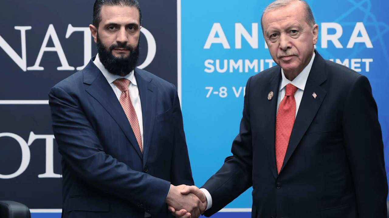 Cumhurbaşkanı Erdoğan Şara’yla Görüştü