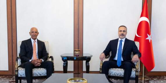 Hakan Fidan, ABD Temsilcisi Barrack’ı Kabul Etti