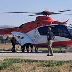 Kalp Krizi Geçiren Hasta Hava Ambulansıyla Sevk Edildi