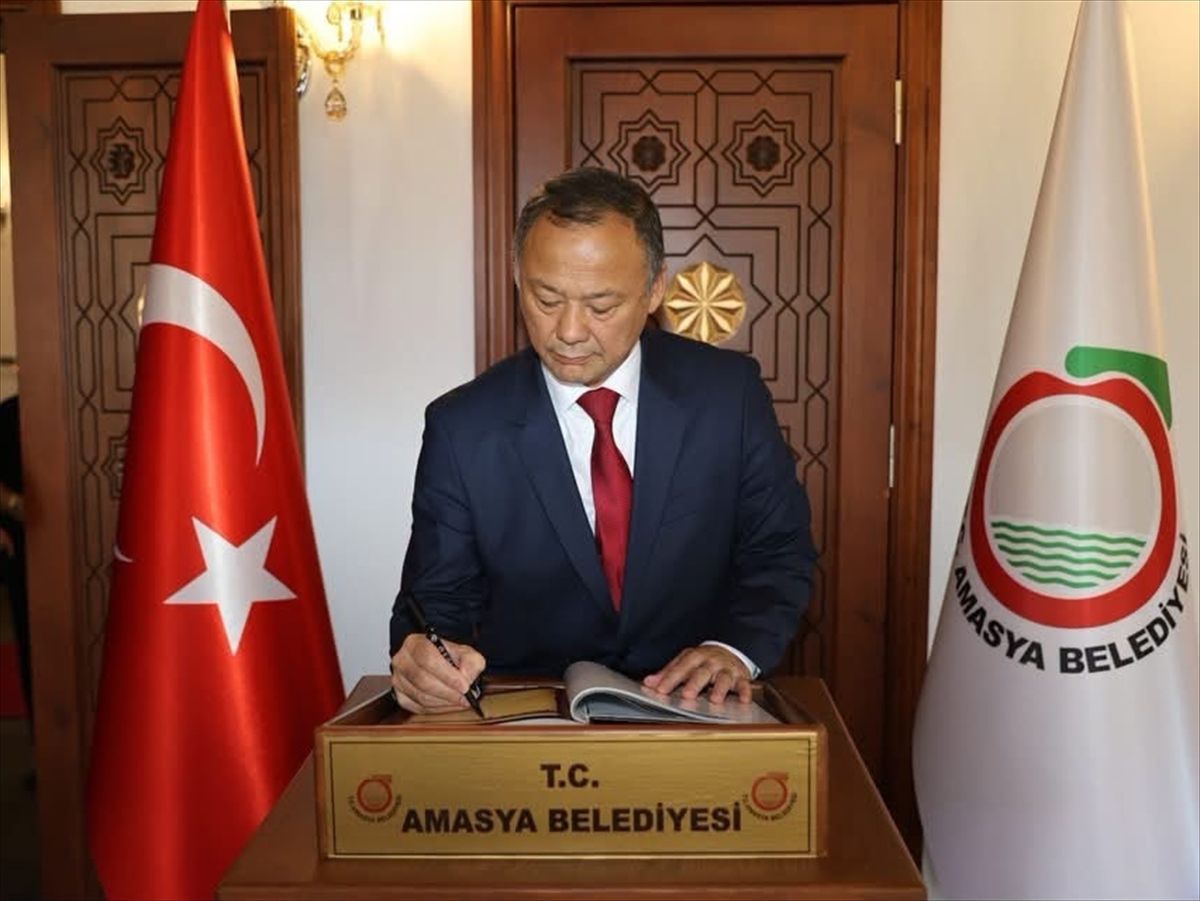 Kırgızistan Büyükelçisi Amasya’da Ziyaret Gerçekleştirdi