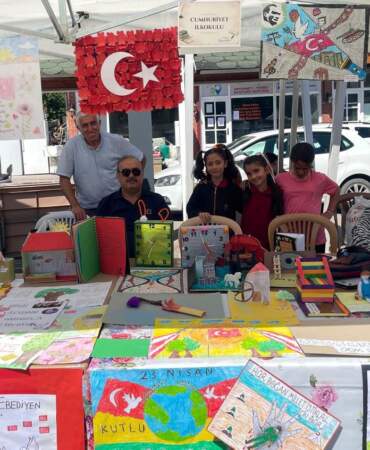 Kızılcahamam’da eTwinning projeleri yıl sonu sergisi yoğun ilgi gördü