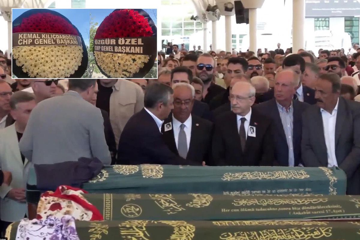 Olcay Baykal’ın cenazesinde Kılıçdaroğlu ve Özel yan yana geldi