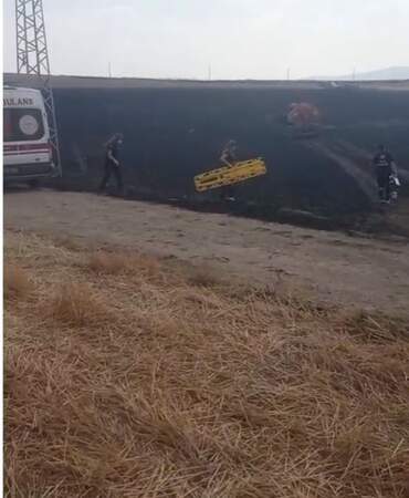Bahçesinde Yangın Söndürürken Hayatını Kaybetti