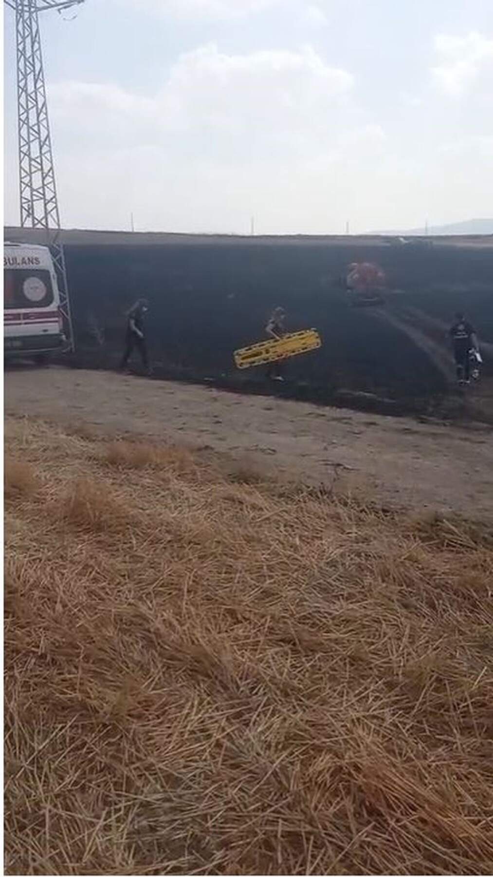 Bahçesinde Yangın Söndürürken Hayatını Kaybetti