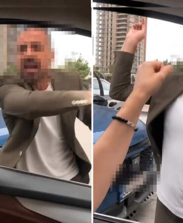 Ünlü türkücü İsmail Altunsaray ailesinin göz önünde trafikte dehşeti yaşadı