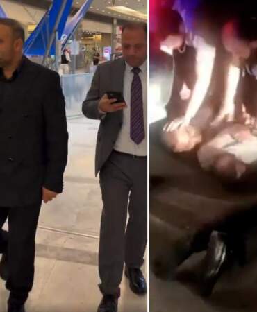 Ünvanını söyleyip AVM denetlemeye kalktı, polis fena paketledi