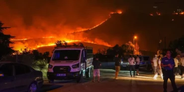 Ankara Mamak’ta Korkutan Yangın