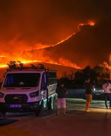 Ankara Mamak’ta Korkutan Yangın