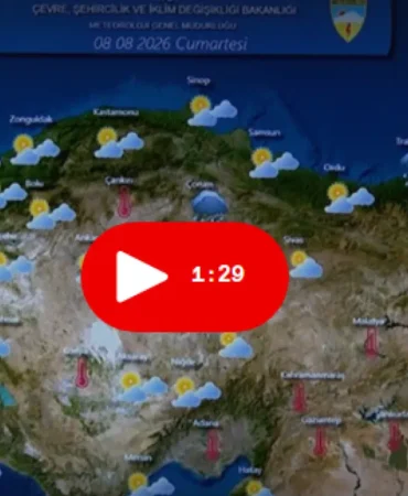 Bunaltan Sıcaklara Yağmur Molası: Meteoroloji’den Sağanak ve Kuvvetli Rüzgar Uyarısı