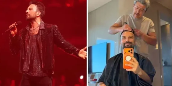 Tarkan’dan Marmaris Konseri Öncesi İmaj Değişikliği: Megastar Saçlarını Kestirdi