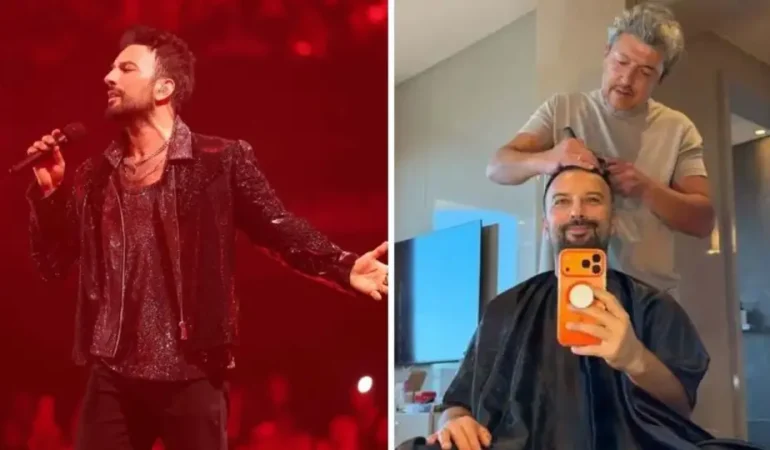 Tarkan’dan Marmaris Konseri Öncesi İmaj Değişikliği: Megastar Saçlarını Kestirdi