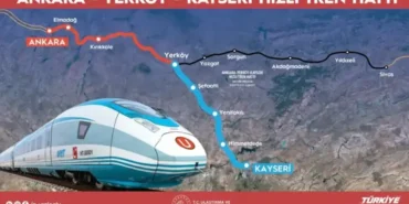 Ankara-Kayseri Arası 1 Saat 45 Dakikaya Düşüyor: Bakan Uraloğlu’ndan YHT Açıklaması