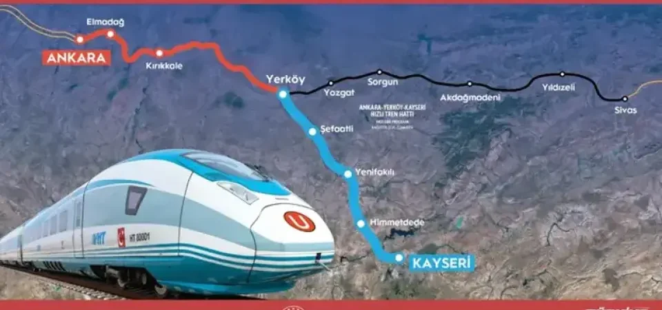 Ankara-Kayseri Arası 1 Saat 45 Dakikaya Düşüyor: Bakan Uraloğlu’ndan YHT Açıklaması