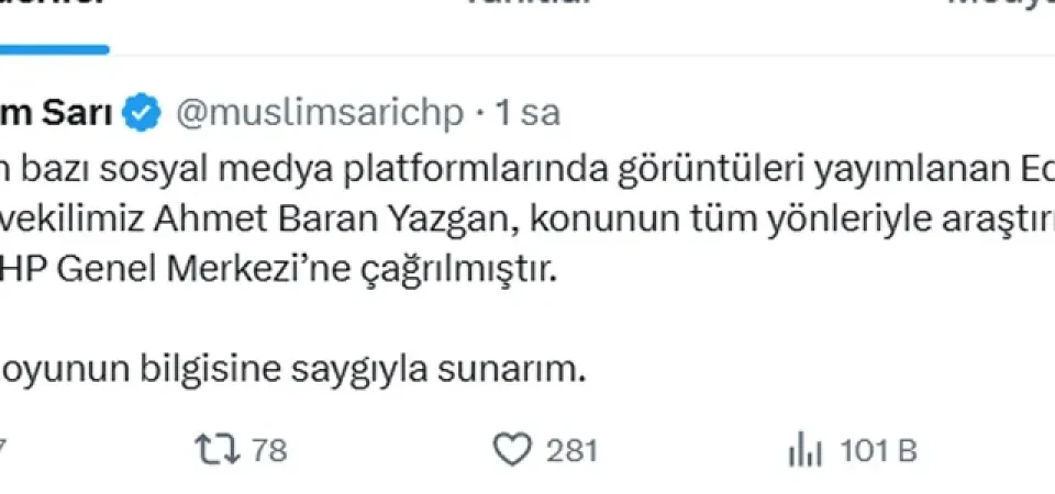 Cinsel Tacizle Suçladıkları CHP’li Vekili Darbeden 3 Şüpheli Gözaltında
