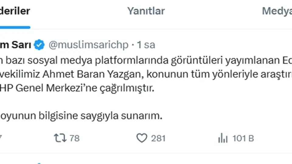 Cinsel Tacizle Suçladıkları CHP’li Vekili Darbeden 3 Şüpheli Gözaltında