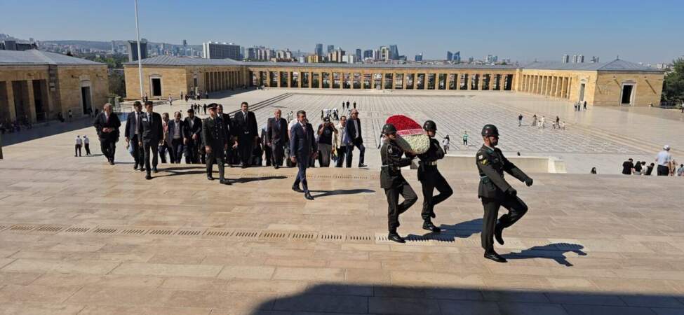 Haymana Heyeti’nden Anıtkabir’e Anlamlı Ziyaret