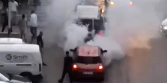 Ankara’nın Keçiören İlçesinde Trafiği Tehlikeye Düşüren Sürücüye Ağır Ceza
